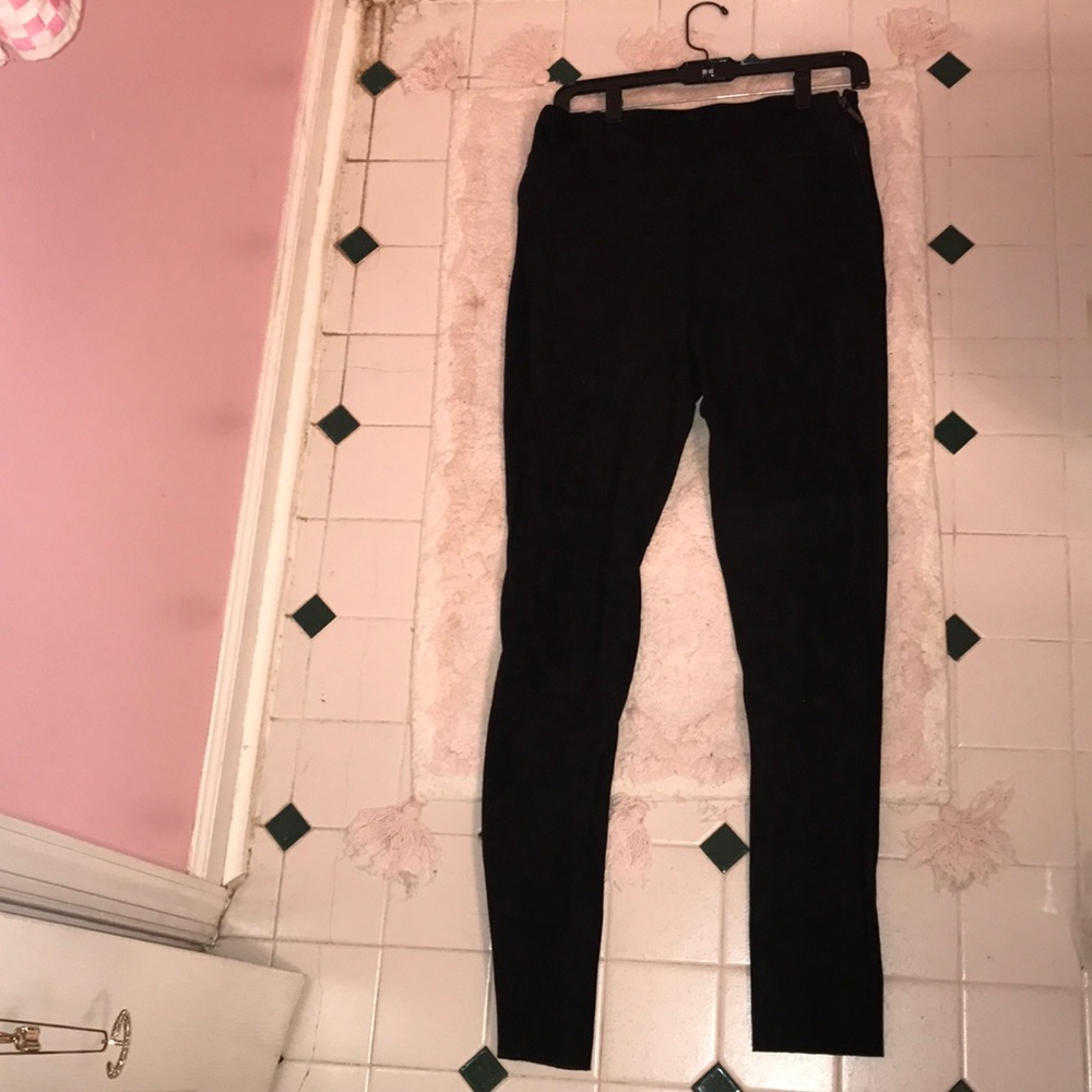 Nicole Miller Artelier Suede Pants